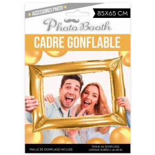 Cadre gonflable doré pour photobooth anniversaire
